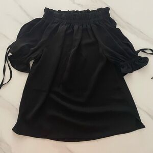 Off Shoulder Black Top Size XS